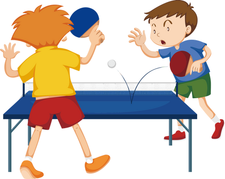 Ping Pong Game Illustration